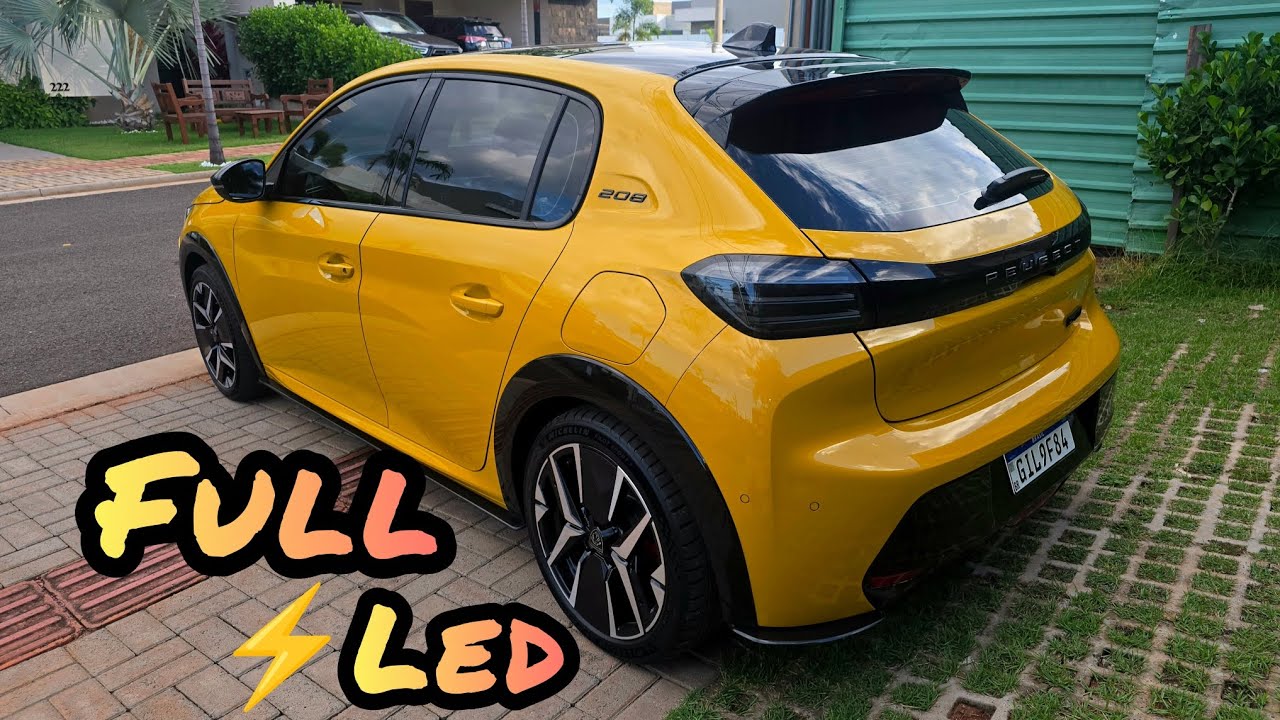 ÚNICAS LANTERNAS FULL LED DO 208 FACELIFT NO BRASIL!!