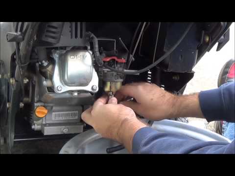 how to repair snowblower