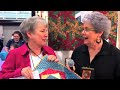 Sharon talks to Margaret about using strips in Angle Play quilts.