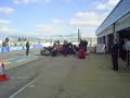 Spyker Pitstop at silverstone private test.
