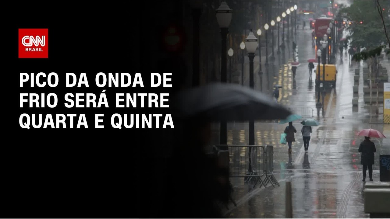 Previsão do tempo: pico da onda de frio será nesta quarta (24) e quinta (25) | CNN NOVO DIA