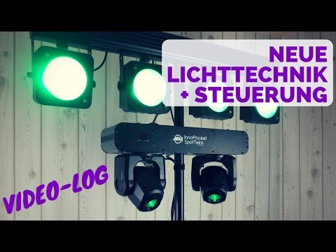 Meine neue Lichttechnik + Steuerung Air DMX | VIDEO-LOG | DJ Mike Hoffmann