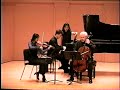 Schubert Piano Trio in E flat, op. 100
