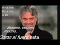 Besame mucho- with Spanish lyrics, subtitles and English translation.