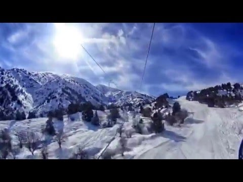 Великолепная природа горнолыжного курорта Бельдерсай