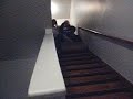 Jr Um Attempting Sliding down the stairs... lol