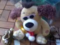 Singing and swinging christmas Dog