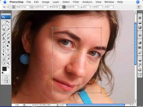 how to adjust nose in photoshop