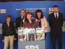 Marija Ogrinna predstavivi kandidatov 1. volilne enote