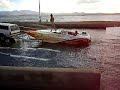 Lake Havasu HTM Boat Red Orange