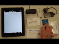 UHF GEN2 RFID Scanfob&reg; Bluetooth Excel spreadsheet on iPad