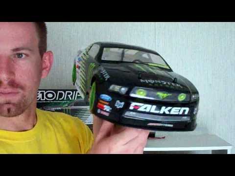 e10 - My newest RC car the Monster Energy Falken Tire Ford Mustang GT . There is no detail spared in the mimicking of pro drifting champion Vaughn Gittin Jr.'s rid...