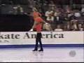 Ice skating fall
