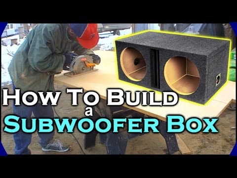 subwoofer - Ever wanted to build yourself a nice subwoofer box, but don't know how to design, build or install one? Look no further! These series of videos will show you...