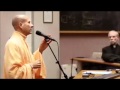 Radhanath Swami at Harvard Unversity Speaking on Meeting with Mother Teresa
