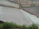 Fairbairn dam Emerald QLD 4720 Spillway going over 100%