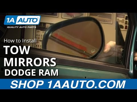 How to Upgrade to Tow Mirrors 97-01 Dodge Ram Part 1 1AAuto.com