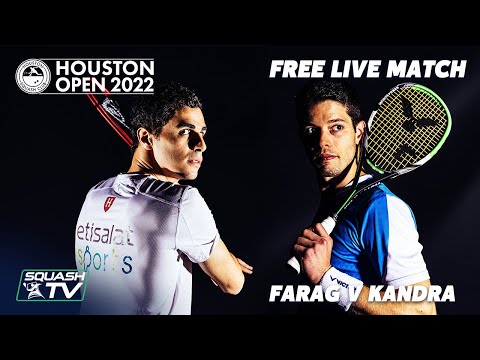 LIVE SQUASH: Farag v Kandra - Houston Open 2022 - Rd 2