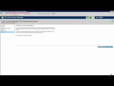 Virtual Connect Initial Configuration Video Tutorial