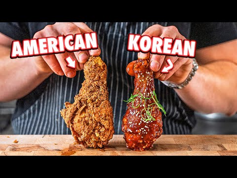 Korean Fried Chicken Vs. American Fried Chicken