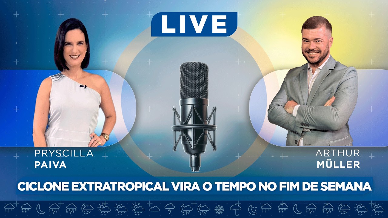 Ciclone Extratropical vira o tempo no fim de semana