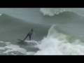 Joe Cheshire surfing in North Carolina during the winter
