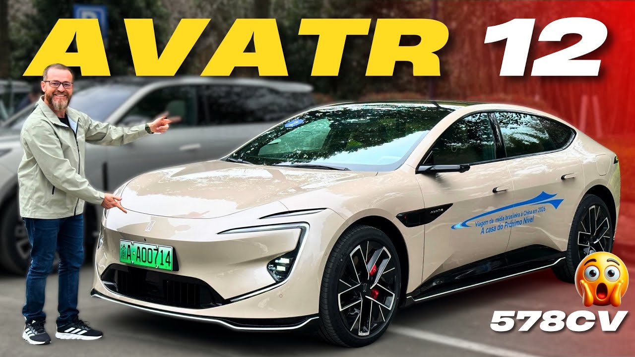 AVATR 12 - Conheça o sedan elétrico de 578cv que desafia Tesla!