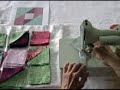 Chain Sewing Patches in Quilt Blocks Chain Sewing Patches in Quilt Blocks