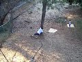 A 41 year old man a rope swing and an eight year old
