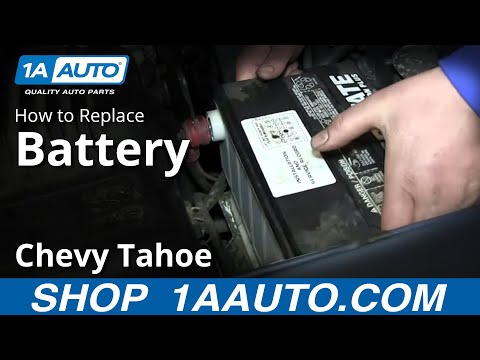 How To Remove Install Replace Battery 1995-99 Chevy Tahoe GMC Yukon