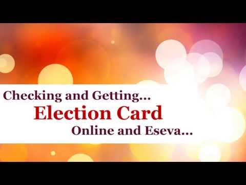 how to apply election card
