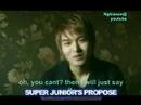 super junior propose [eng sub]