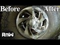 how to clean chrome rims
