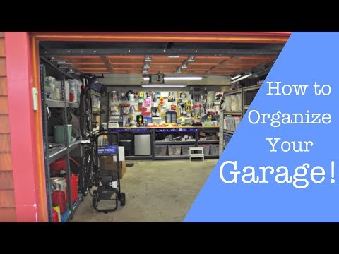 how to organize garage