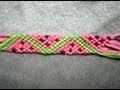 ► Friendship Bracelet Tutorial 21 - Intermediate - Watermelon Slices (ORIGINAL PATTERN)