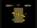 levels 1-4 of nebulus. this game has some of the best graphics on the speccy although the c64 version is still a mile better. the gameplay isn't too bad either but the single button for jump/fire is a pain. in nebulus, you are playing some sort of undersea council planning department employee who has discovered some towers that haven't got the proper paperwork. the aim of the game is to carry a bomb up to the top of 8 towers and blow them up.