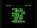 levels 1-4 of nebulus. this game has some of the best graphics on the speccy although the c64 version is still a mile better. the gameplay isn't too bad either but the single button for jump/fire is a pain. in nebulus, you are playing some sort of undersea council planning department employee who has discovered some towers that haven't got the proper paperwork. the aim of the game is to carry a bomb up to the top of 8 towers and blow them up.