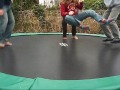 Dad Trampolining