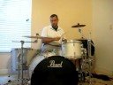 Dundee playing drums