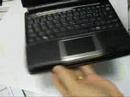 PDair Leather Case for Asus Eee PC 901 - Book Type (Black)