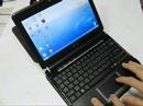 PDair Leather Case for Asus Eee PC 901 - Book Type (Black)