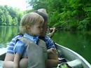 Drake goes fishing.
