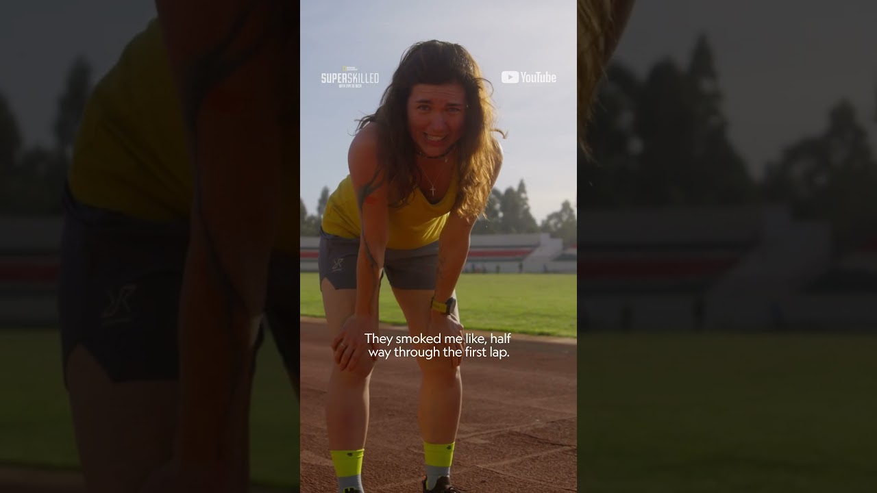 Can Eva zu Beck keep up with elite Kenyan marathon runners? 😅 #Superskilled
