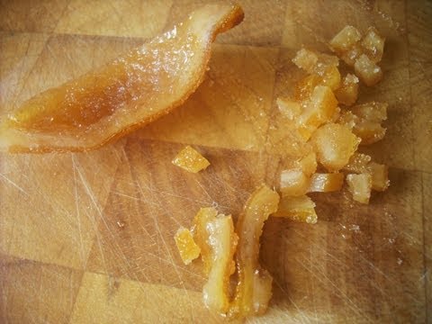 how to candied lemon peel