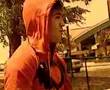 Meeting p33t. :| And yes he does try to rap in this video.