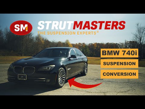 BMW 740Li Front Suspension Conversion Kit Installation
