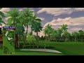 Golden Tee Great Shot on Tahiti Cove!