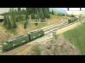 Awesome HO Scale BN Model Train Layout in HD - 2-21-2009