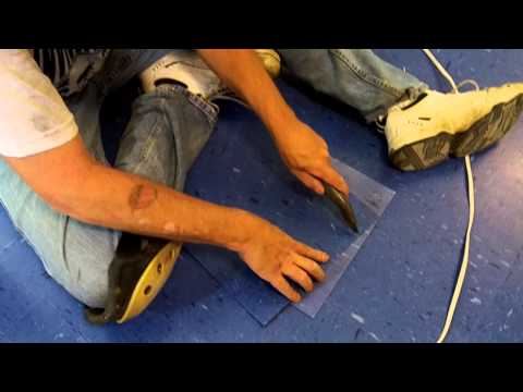 how to repair vct tile
