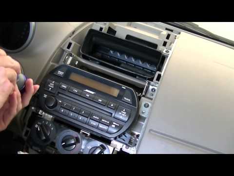 Remove and Replace Radio on Nissan Altima 2002 2003 2004